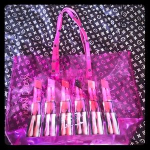Urban Decay Lipstick Pink Clear Bag